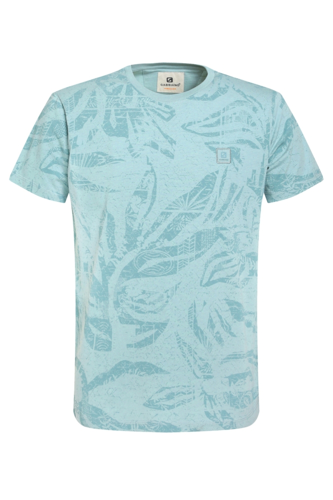 ALLOVER PRINT T SHIRT 155911 OCEAN BLUE
